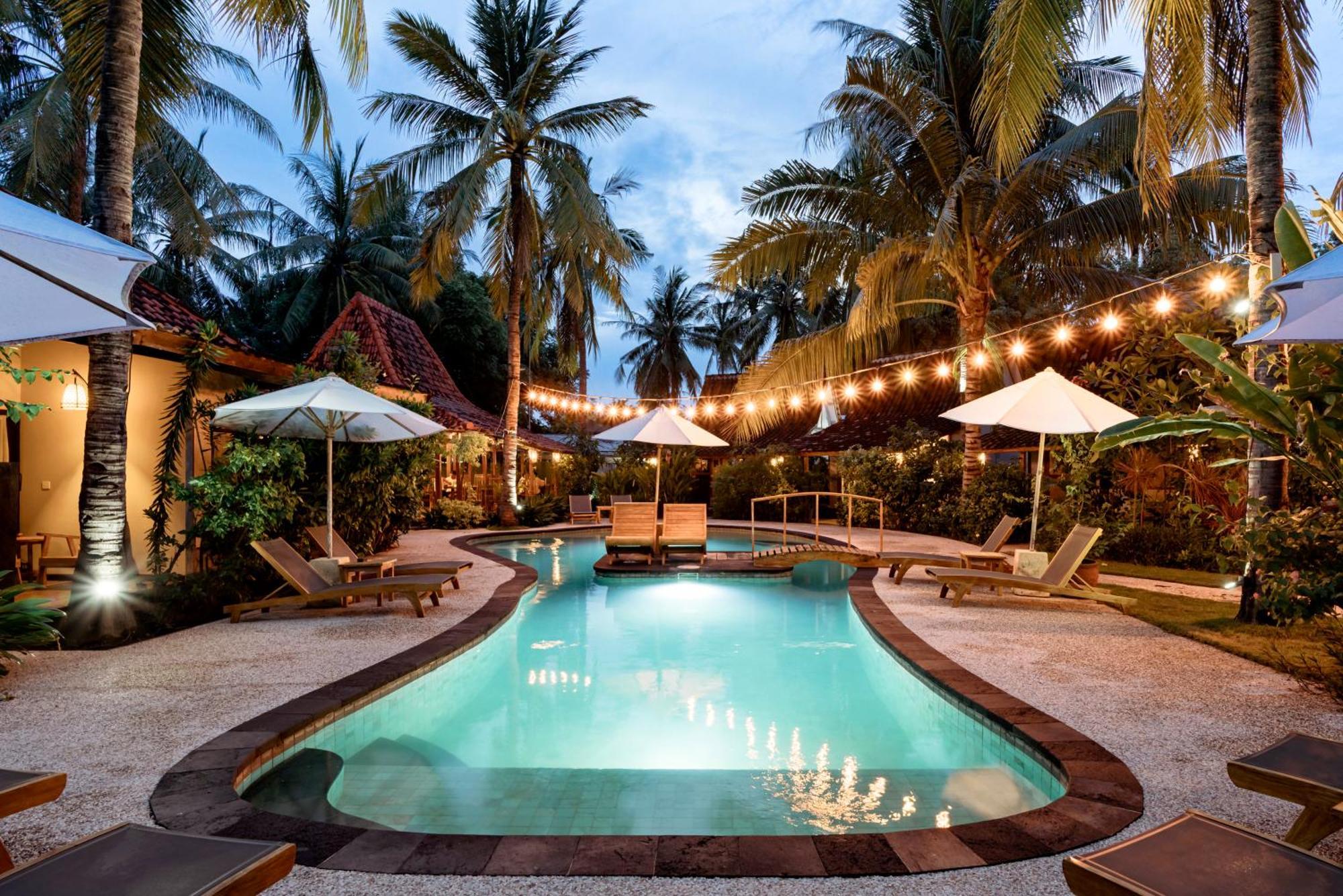 Coconut Garden Resort Gili Trawangan Exterior foto
